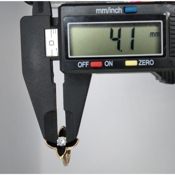 Rare Find 14kt Gold Flower Ring Modernist Mastercraft 1960&#39;s - Picture 7 of 7